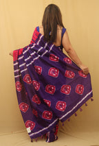 Multicolor Digital Printed Silk Saree - Luxurion World