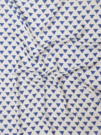 Blue Digital Printed Silk Saree - Luxurion World