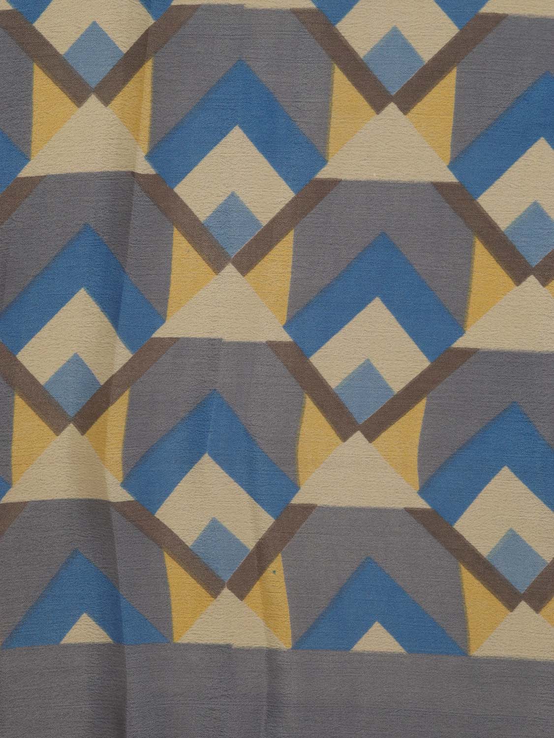 Blue Digital Printed Silk Saree - Luxurion World