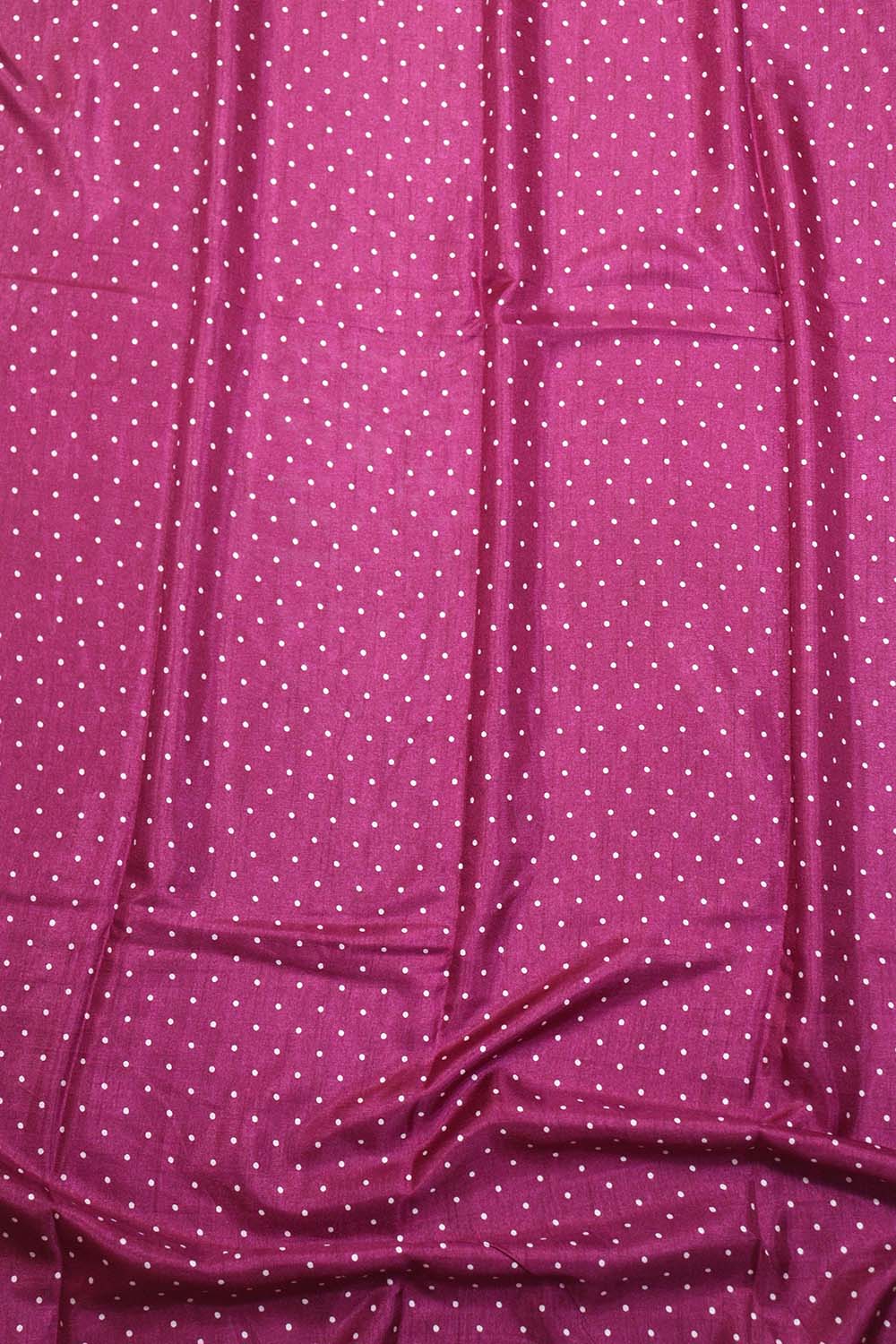 Purple Digital Printed Bandhani Design Silk Saree - Luxurion World