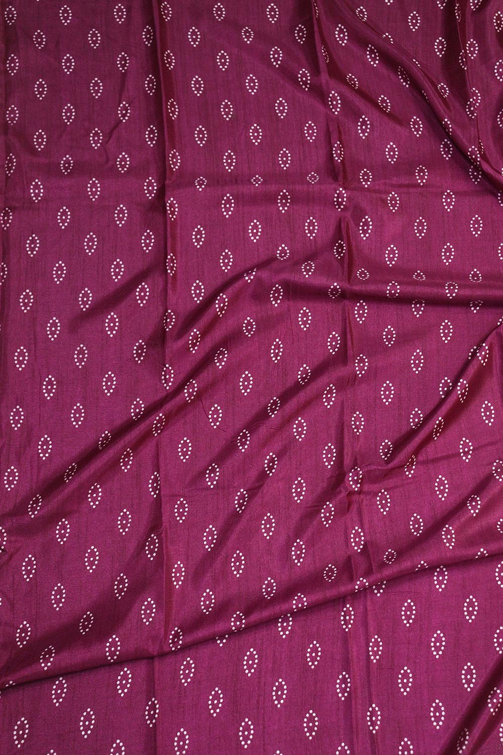 Purple Digital Printed Bandhani Design Silk Saree - Luxurion World