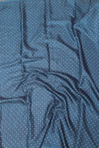 Blue Digital Printed Bandhani Design Silk Saree - Luxurion World