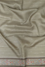 Stunning Green Digital Printed Ikat Silk Kalamkari Border Saree - Luxurion World
