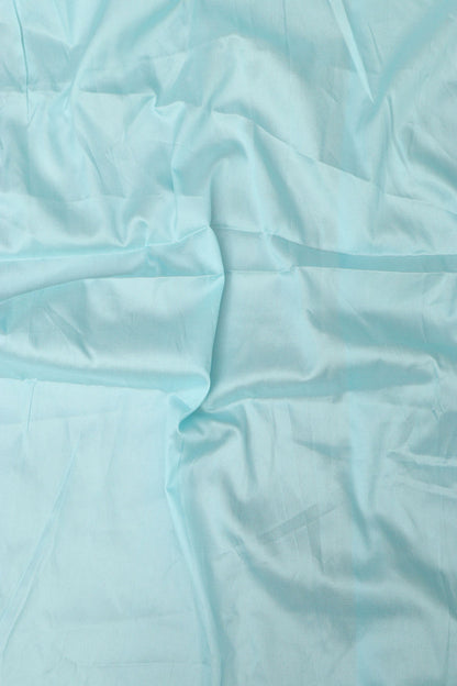 Blue Digital Printed Georgette Saree With Plain Silk Blouse Piece Fabric - Luxurion World