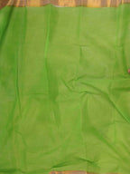 Green Hand Painted Kerala Cotton Saree - Luxurion World