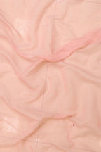Peach Jamdani Print Semi Tussar Silk Saree - Luxurion World