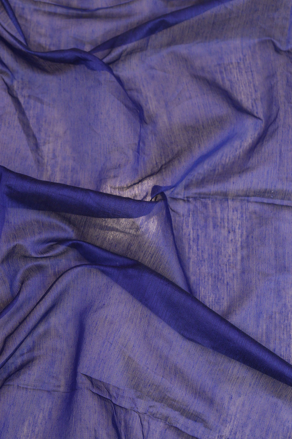 Elegant Blue Jamdani Print Semi Tussar Silk Saree - Luxurion World