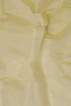 Yellow Jamdani Print Semi Tussar Silk Saree : Elegant and Vibrant - Luxurion World
