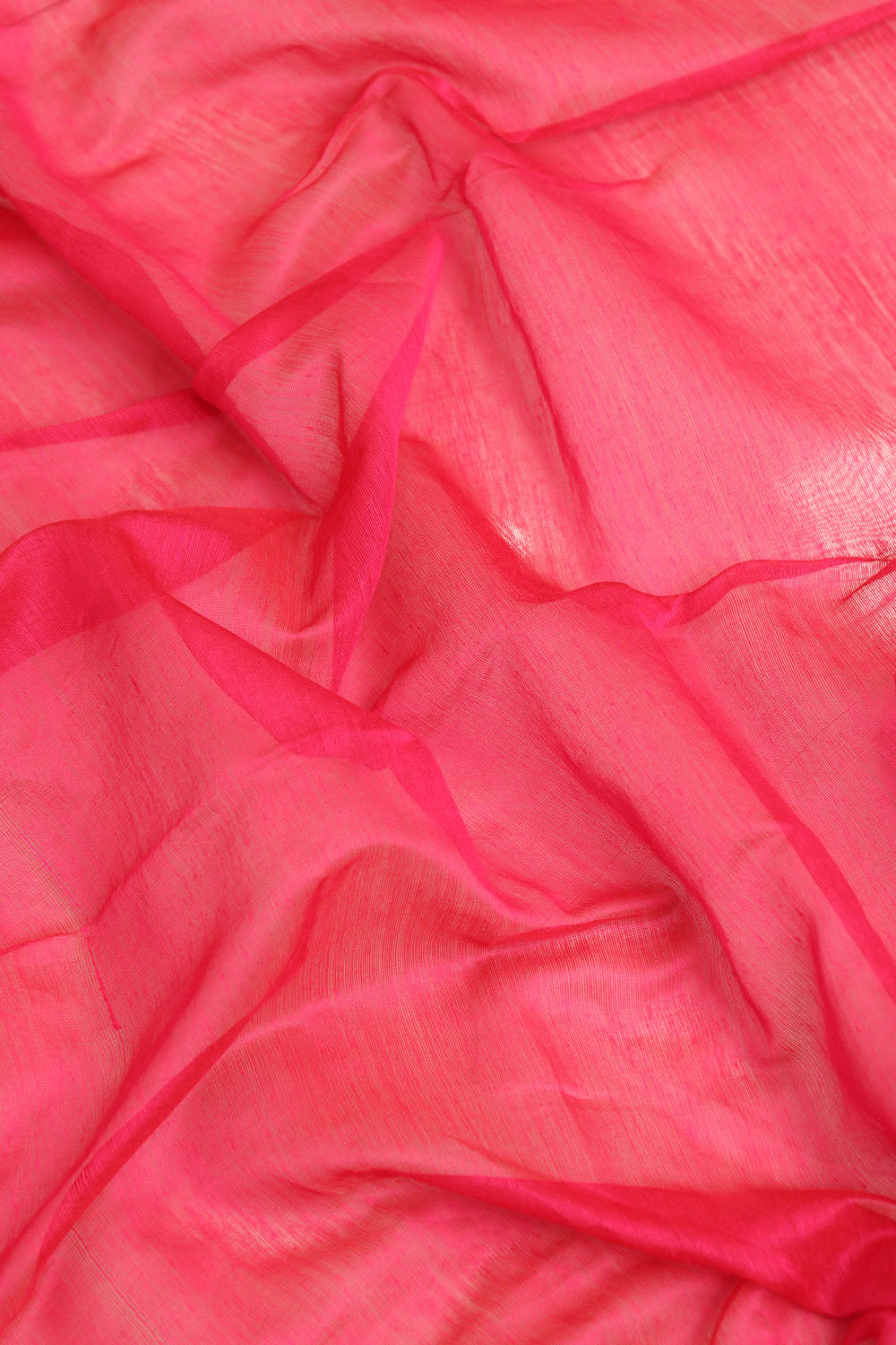 Pretty in Pink: Jamdani Print Semi Tussar Silk Saree - Luxurion World