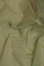 Green Jamdani Print Semi Tussar Silk Saree - Luxurion World