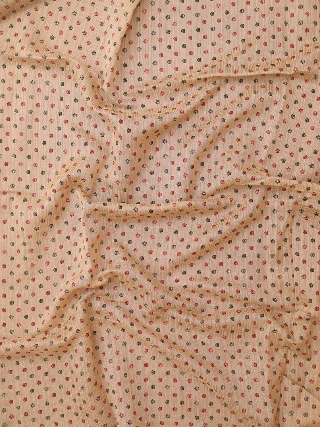 Pastel Jamdani Print Semi Tussar Silk Saree - Luxurion World