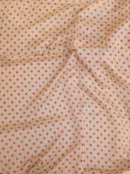 Pastel Jamdani Print Semi Tussar Silk Saree - Luxurion World