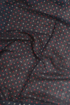 Blue Jamdani Print Semi Tussar Silk Saree - Luxurion World