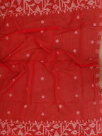 Exquisite Purple And Red Handloom Jamdani Muslin Saree - Perfect for Any Occasion - Luxurion World