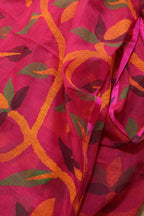 Stunning Pink Jamdani Print Tussar Silk Saree - Luxurion World