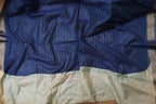 Elegant Cream And Blue Kalamkari Cotton Silk Saree - Luxurion World