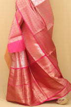 Elegant Pink Kanjeevaram Silk Saree: A Timeless Classic - Luxurion World