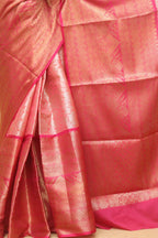 Elegant Pink Kanjeevaram Silk Saree: A Timeless Classic - Luxurion World