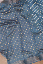 Blue Leheriya Tussar Silk Saree - Elegant and Stylish - Luxurion World