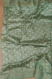 Red - Tie-Dye Tussar Silk Handloom Leheriya Fabric 93