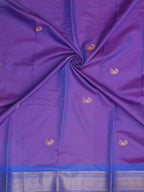 Pink And Blue Paithani Cotton Silk Saree - Luxurion World