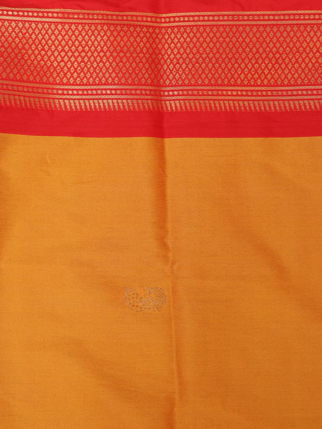 Orange And Red Paithani Cotton Silk Saree - Luxurion World