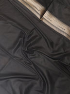 Black Paithani Silk Bird And Flower Design Saree - Luxurion World