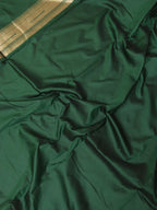 Green Paithani Silk Bird And Flower Design Saree - Luxurion World