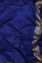 Blue Paithani Silk Parrot & Flower Saree - Luxurion World