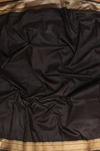 Exquisite Black Paithani Silk Peacock Design Saree - Luxurion World