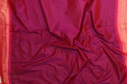 Elegant Design - Purple Paithani Silk Peacock Design Saree - Luxurion World
