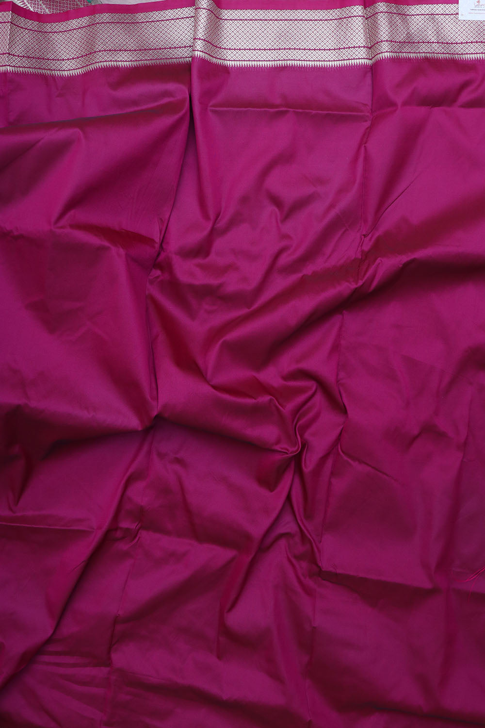 Elegant Blue Paithani Silk Peacock Design Saree - Luxurion World