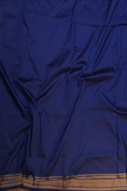 Exquisite Blue Paithani Silk Peacock Design Saree - Luxurion World