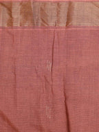 Pink Handloom Paithani Pure Cotton Parrot And Floral Design Saree - Luxurion World
