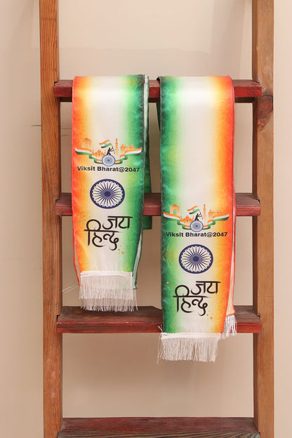 Celebrate Patriotic Days in Style: Premium Stole/Patka to Showcase Patriotism, Elegance, and Unity—Perfect Gift for Proud Indians - Luxurion World