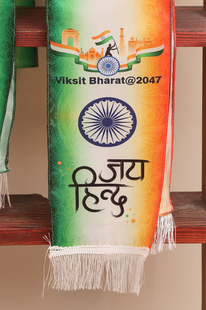 Celebrate Patriotic Days in Style: Premium Stole/Patka to Showcase Patriotism, Elegance, and Unity—Perfect Gift for Proud Indians - Luxurion World