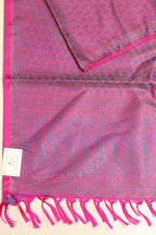 Elegant Pink Banarasi Silk Tanchui Jamawar Stole - Luxurion World- Crafted Heirlooms