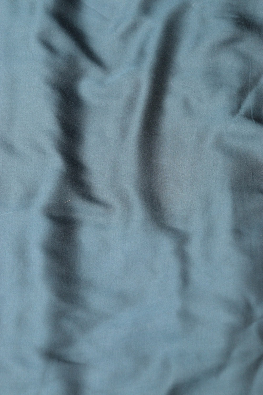 Blue Modal Silk Suit With Ajrakh Block Printed Dupatta