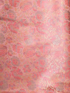 Pink Banarasi Silk Tanchui Jamawar Suit With Black Banarasi Silk Meenakari Dupatta - Luxurion World