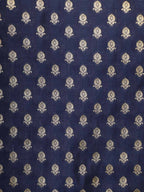 Blue Banarasi Silk Zari Booti Design Suit With Blue Banarasi Silk Dupatta - Luxurion World