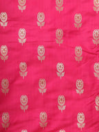 Pink Banarasi Silk Suit With Pink Banarasi Silk Meenakari Dupatta - Luxurion World