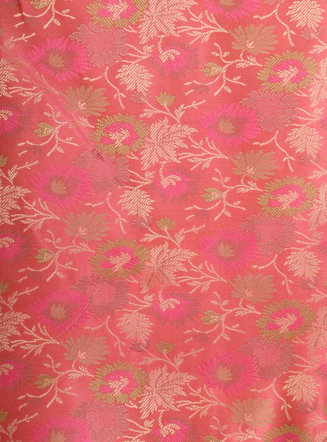 Pink Banarasi Silk Tanchui Jamawar Suit With Pink Banarasi Silk Meenakari Dupatta - Luxurion World