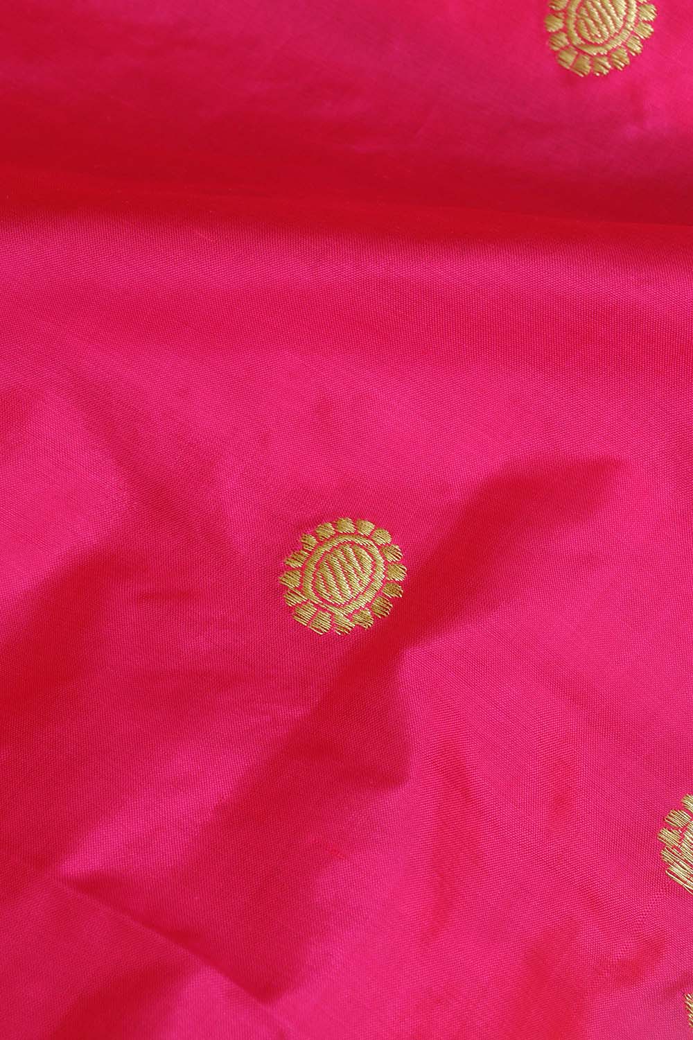 Pink Banarasi Kimkhwab Silk Suit With Banarasi Pure Katan Silk Kadwa Dupatta - Luxurion World