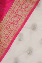 Dyeable Banarasi Silk Suit With Banarasi Pure Katan Silk Kadwa Dupatta - Luxurion World