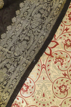 Pastel Banarasi Kimkhwab Silk Meenakari Suit With Banarasi Pure Katan Silk Kadwa Dupatta - Luxurion World