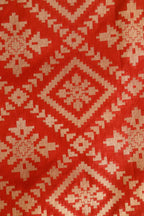 Red Banarasi Silk Suit With Banarasi Pure Katan Silk Kadwa Dupatta - Luxurion World
