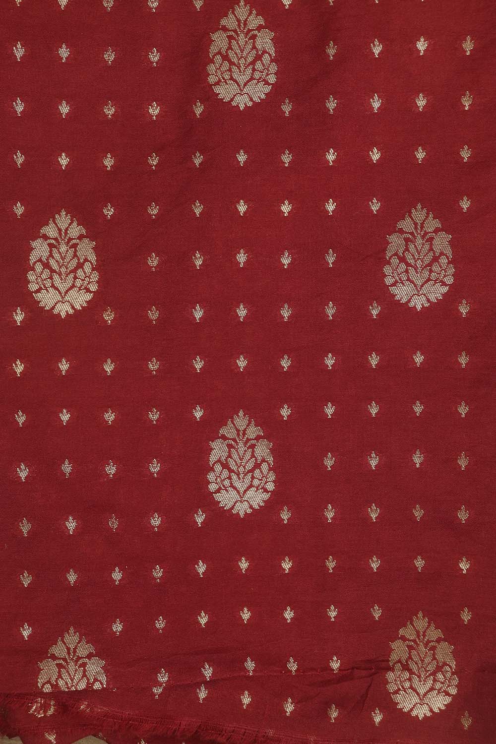 Elegant Maroon Banarasi Silk Suit & Dupatta: A Timeless Ensemble - Luxurion World