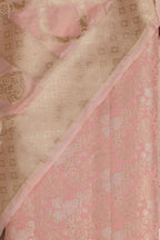 Elegant Pink Banarasi Brocade Silk Suit & Silk Dupatta - Luxurion World