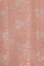 Elegant Pink Banarasi Brocade Silk Suit & Silk Dupatta - Luxurion World
