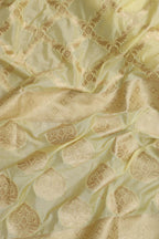 Yellow Banarasi Brocade Silk Suit With Banarasi Silk Dupatta: A Regal Ensemble of Elegance - Luxurion World